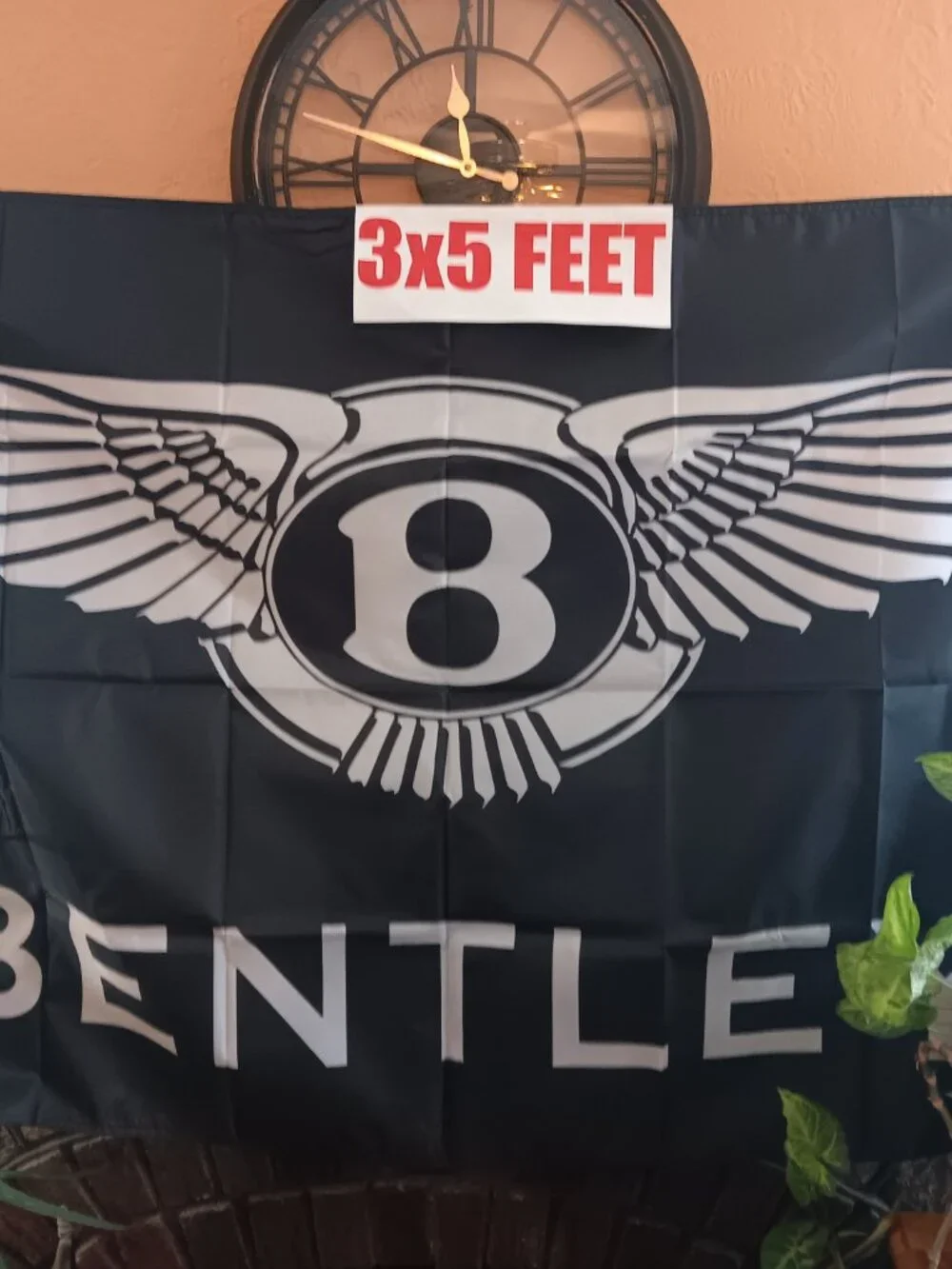 Bentley Automobile 3x5 Feet Flag Black